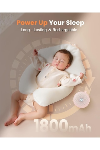 Dreamegg Beyaz Gürültü Makinesi - 21 Rahatlatıcı Ses - Sakura Pembesi