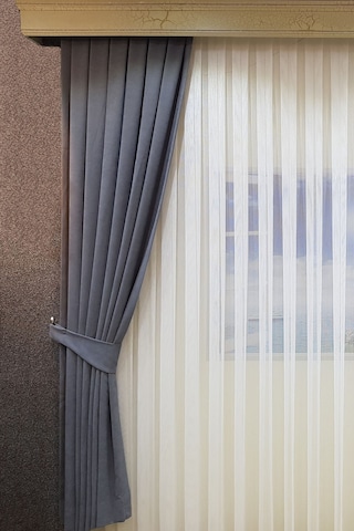 Gri Fon Perde Nubuk Kumaş Gri