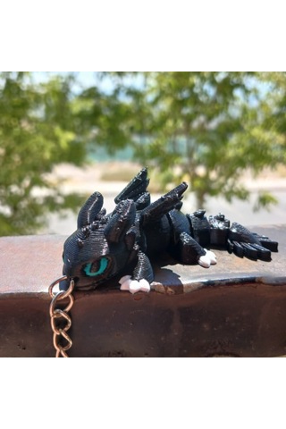 3dfuryam Hareketli Dişsiz Anahtarlık