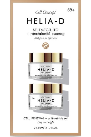 Helia-D Cell Concept +55 Yenileyici ve Kırışık Karşıtı Gece + Gündüz Kremi 2 x 50 ML