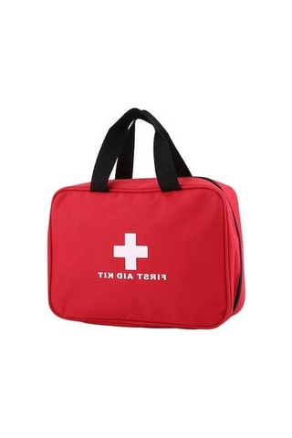 Wondernest 234'ü 1 Arada Taşınabilir Ev Ve Dış Mekan Acil Durum Seti Hayatta Kalma Kutusu Kırmızı