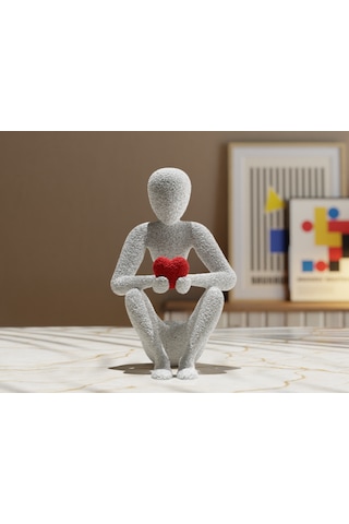 Aşkın Kucaklaması Minimalist Dekoratif Heykel Nobody - Love's Embrace: A Minimalist Sculpture Sevgililer Günü Hediye 0