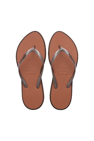 Havaianas Slim Point Kadın Plaj Terliği 4149584 Kahverengi