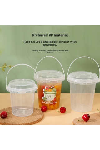 Mufunye 700ml Tek Kullandım Meyve Çayı Bardakları, Kapaklı + Eldiven Kordonlu, Toplu Satış, Sıcak/soğuk İçecekler İçin Pratik Kullanım Diğer
