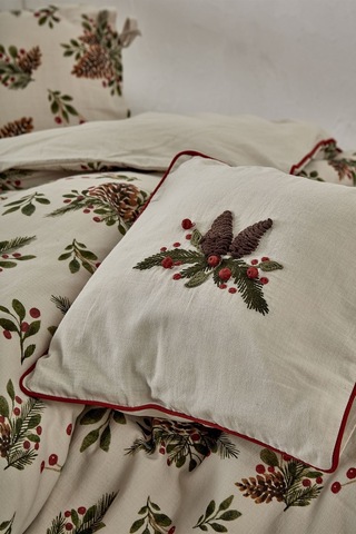 Ecocotton Laden Bebek Nevresim Seti Baskılı 100 x 150