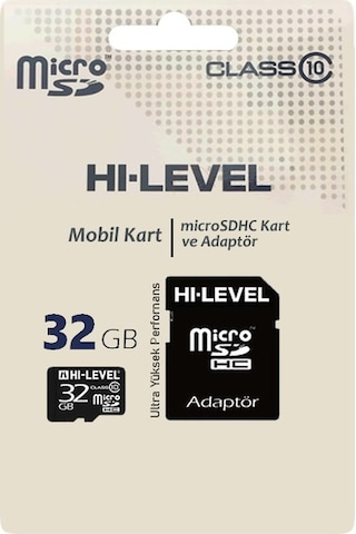 Hi-Level Micro Sd 32Gb Hafıza Kartı Hlv-Mcsdc10/32G Class10