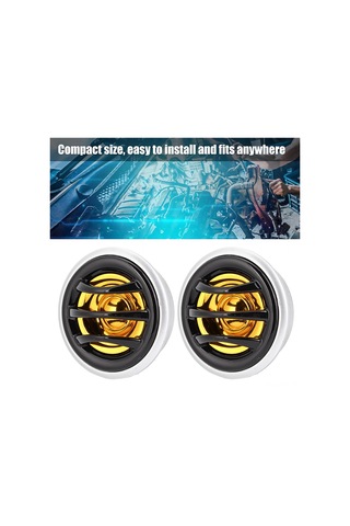 Yaleker 12v Otomobil Hoparlörü 2 Adet - 150w Maksimum Güç, 80hz-22khz Frekans Aralığı, Dayanıklı Pe Kapak Ve Saf Bakır Bağlantı Portu