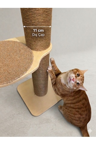 Modern/lüks Kedi Kulesi, Kedi Evi Ve Tırmalama Kulesi, Kedi Kulesi, 2mt Yükseklik