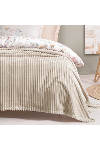 Yataş Bedding Holly Wellsoft Battaniye (Çift Kişilik) - Ekru