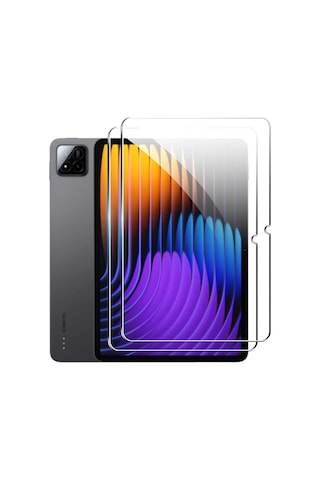 Xiaomi Pad 7 Pro / Pad 7 Uyumlu Kılıf Kalem Bölmeli Standlı Kılıf + Ekran Koruyucu + Kalem 3'lü Set Kapaklı Kılıf