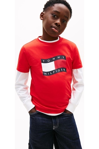 Tommy Hilfiger Erkek Çocuk Tişört Kb0kb10275 Red