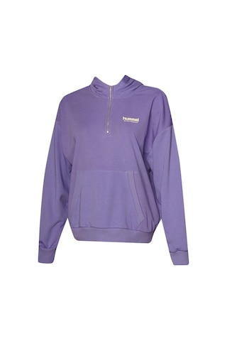Hummel Devon Zip Neck Hoodie Mor Kadın Hoodie Mor