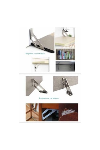 Ennalbur Köşe Bağlantı Dereceli 5 Adet Nikel