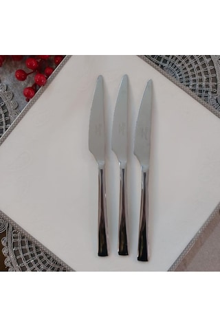 Seramikci 6Lı Pasta Bıçağı Platin