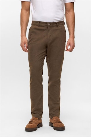 Kiremit Regular Armürlü Pantolon Kiremit