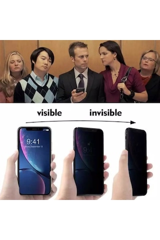 Xiaomi Redmi 12 4g/5g Uyumlu Privacy Hayalet Gizli Tam Kaplayan Ekran Koruyucu