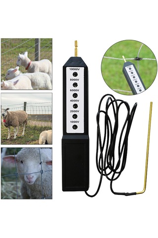 Homyl Çit Gerilim Test Cihazı 6 Seviye Voltmetre 10kv Çiftlik