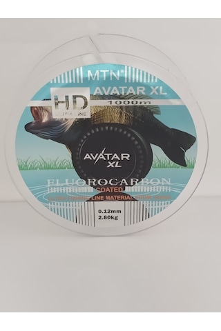 Mtn Avatar Xl Fluocarbon Misina 0,12 Mm 1000 Mt 0,12mm