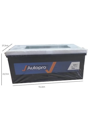 Autopro 12 V 225 Ah 1150 A EN (İnci Akü Güvencesiyle)