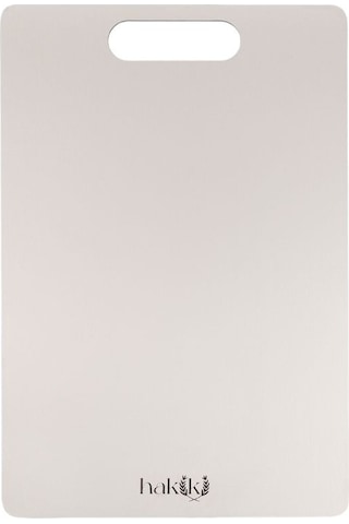 304 Antibakteriyel 1,5 Mm Kalınlığında Çelik Kesme Tahtası 21x32 Cm Metalik Gri