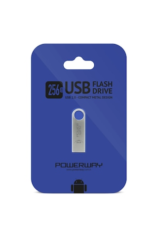 Powerway 256 Gb Metal Usb 2.0 Flash Bellek