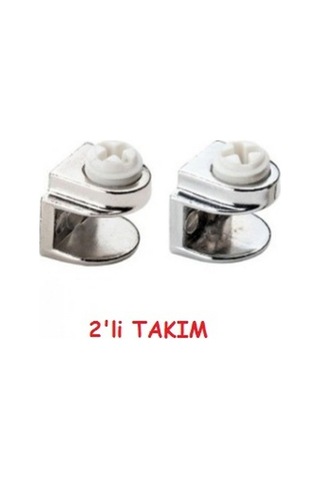 CAM RAF TUTUCU 2’li Krom DÜZ CAM RAF TAŞYICI