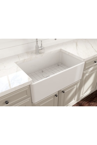 Bocchi Lavello Mutfak Eviyesi 76 CM Parlak Beyaz 1138-001-0120-03