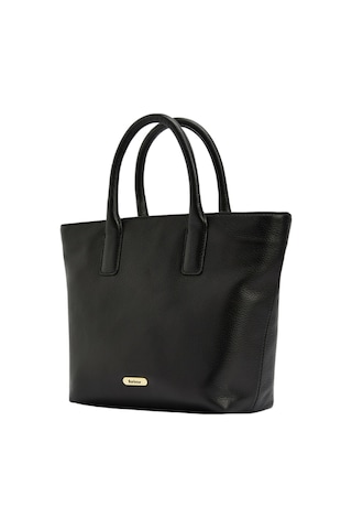 Barbour Birch Deri Kol Çantası Bk11 Black Siyah