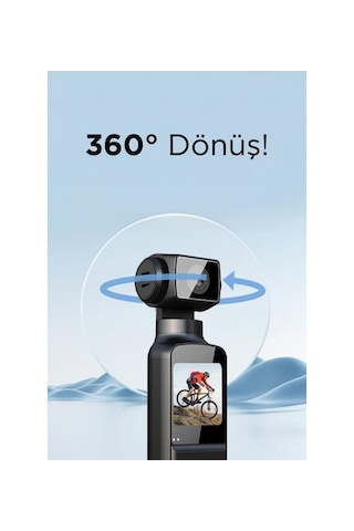 Secumore S-65 Siyah 4k 360 Derece Gece Görüşlü Aksiyon Kamerası