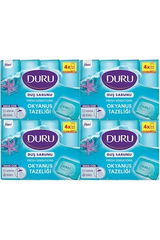 Duru Fresh Duş Sabunu Okyanus Tazeliği 4 x 150 G 16'lı