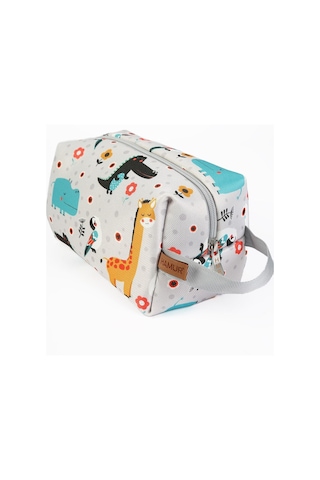 Kirli Temiz Islak Organizer Çantası Animal Bebek Çocuk Kıyafet Çamaşır Anne Makyaj Alezli Çanta