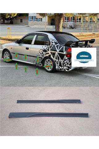 Hyundai Accent Admire Marşpiyel Takımı 3 Boyasız Ham Siyah Fiberclass Hyundai Accent Admire Marşpiyel Takımı 3 Boyasız Ham Siyah Fiberclass