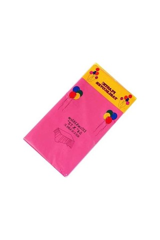 Fortunelane 137x183 Cm Pembe Pe Masa Örtüsü - Kaliteli, Tek Kullanımlık, İç/dış Mekan Uygun, Leke Ve Çizik Koruyucu, Sosyal Etkin