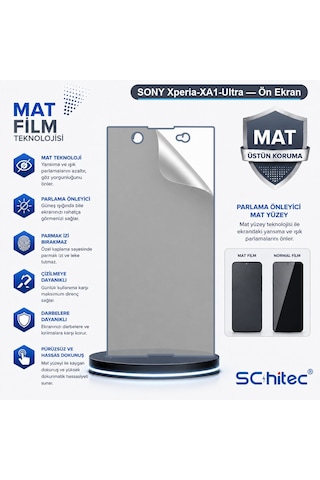 Sony Xperia-xa1-ultra Uyumlu Ön Yüzey Mat Hidrojel Ekran Koruyucu 21297741
