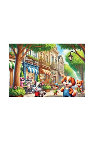 100 Parça Sevimliler Puzzle 4673 Hayvanlar