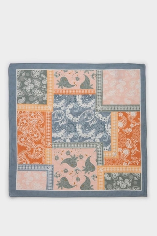 Defacto Kadın Desenli Pamuklu Bandana A0671ax26smbe106 Mavi-be106