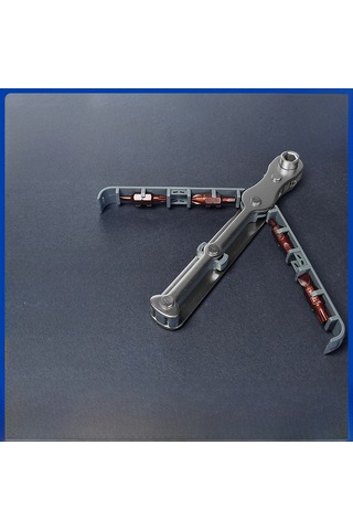 Aubyhe Toptan Çift Yönlü Ratchet Tornavida Seti, Çok İşlevli Dik Açı, Ev Kullanıma Uygun, Kaymazsız Kolu, Mini Uçlar, Kırmızı Renk