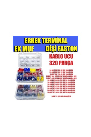 320 Parça Ek Muf Terminal Seti