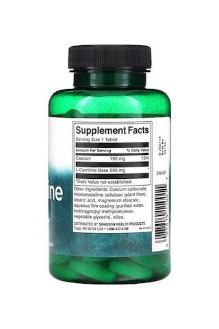 L-carnitine 500 Mg 100 Tablet