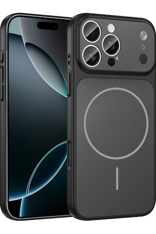 Apple Uyumlu iPhone 14 Pro Kılıf Zore M-safe Şarj Özellikli Kamera Korumalı Formen Kapak