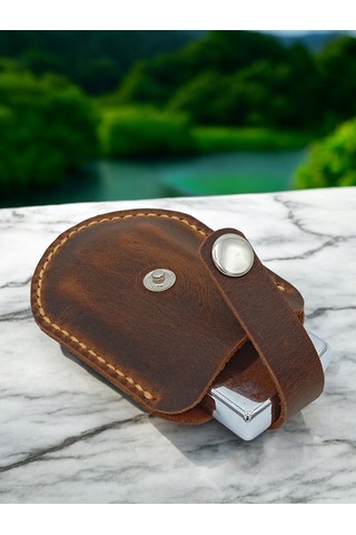 Cronder Mekanizmalı Çakmak Kılıfı Kat Kahverengi