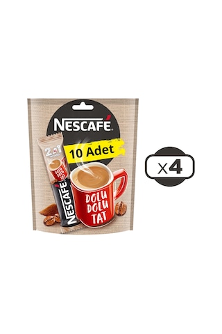 Nescafe 2 si 1 Arada Kahve 4 x 10'lu