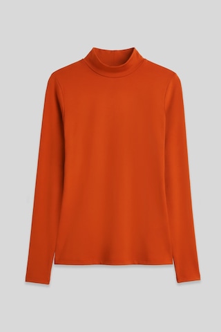 Tommy Life Oranj Balıkçı Yaka Basic Uzun Kollu Kadın Body - 97306 Turuncu