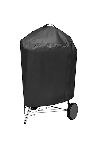 Padalink 75x70cm 420d Oxford Kumaş Bbq Mutfak Mutfak Koruması - Yağmur, Toz Ve Güneşten Koruma, Kollü Dış Mekan Izgaralar İçin Siyah