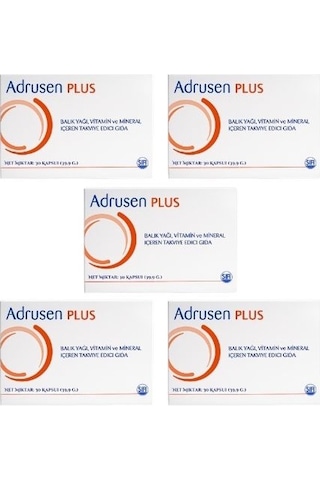 Adrusen Plus 5 x 30 Kapsül