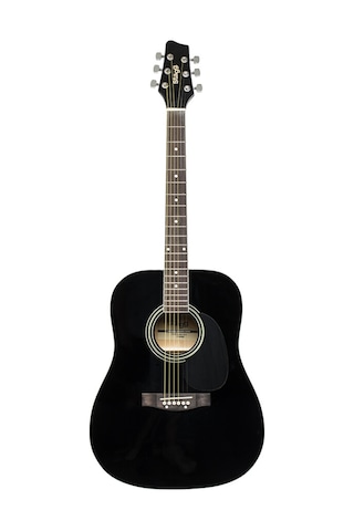 Stagg Sa20d Blk 4/4 Tam Boy Akustik Gitar