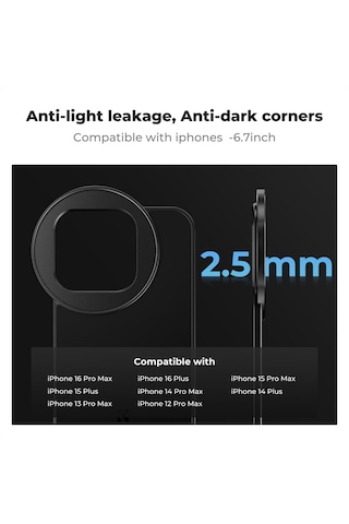 K&f Concept 6,7 İnç Manyetik Lens Filtre Montaj Adaptörü 67mm / Filtre Dahil Değildir Magnetic