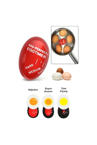 Yumurta Haşlama Zamanlayıcısı Dublör Yumurta Egg Timer Plastik