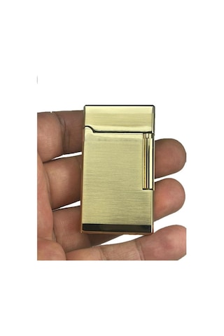 Promise Gazlı Premium Çakmak Altın Renk Metal