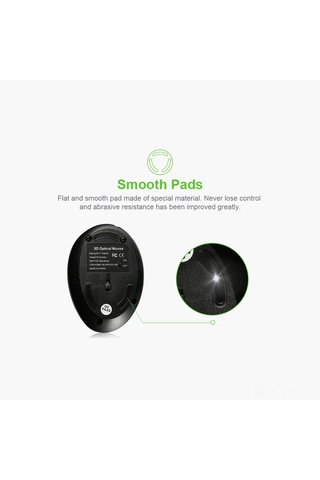 Wezone Kablosuz Dikey Ergonomik Fare - 800/1200/1600 Dpı, Hızlı Tepki, Pc Ve Laptop İçin Şarj Edilebilir Beyaz